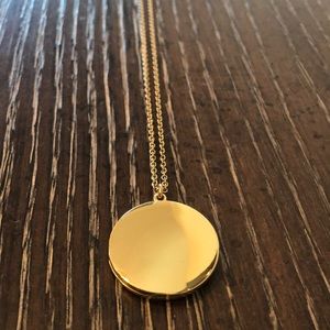 J.Crew Gold Locket Necklace